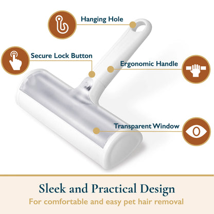 Portable Pet Hair Remover – Reusable Roller Set for Dog & Cat Fur