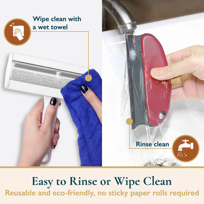 Portable Pet Hair Remover – Reusable Roller Set for Dog & Cat Fur